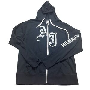 WWE Authentic AJ Styles I Am Phenomenal Full Zip Hoodie Black Mens Large L
